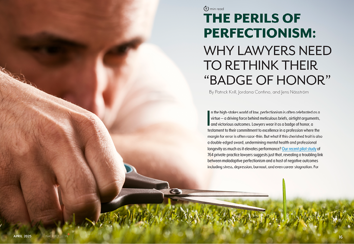 NALP Bulletin+ Perils of Perfectionism